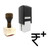 "Add Money Rupee" rubber stamp with 3 sample imprints of the image