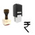 "Rupee" rubber stamp with 3 sample imprints of the image "Rupee" rubber stamp with 3 sample imprints of the image