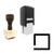 "Square" rubber stamp with 3 sample imprints of the image "Square" rubber stamp with 3 sample imprints of the image