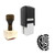 "Mitt" rubber stamp with 3 sample imprints of the image "Mitt" rubber stamp with 3 sample imprints of the image