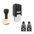 "Protect" rubber stamp with 3 sample imprints of the image