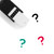 Question Mark Self-Inking Rubber Stamp No. 35