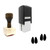 "Elk Footprint" rubber stamp with 3 sample imprints of the image "Elk Footprint" rubber stamp with 3 sample imprints of the image