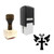 "Skill Holy Cross Revive" rubber stamp with 3 sample imprints of the image