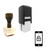 "Unlock Phone" rubber stamp with 3 sample imprints of the image