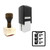 "Correct" rubber stamp with 3 sample imprints of the image