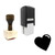 "Affection" rubber stamp with 3 sample imprints of the image "Affection" rubber stamp with 3 sample imprints of the image