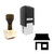 "Store" rubber stamp with 3 sample imprints of the image