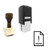 "Exclamation Mark Invoice" rubber stamp with 3 sample imprints of the image