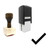 "Check Mark" rubber stamp with 3 sample imprints of the image