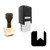 "Read" rubber stamp with 3 sample imprints of the image