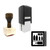 "Mini Fridge" rubber stamp with 3 sample imprints of the image "Mini Fridge" rubber stamp with 3 sample imprints of the image