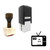 "News Anchor" rubber stamp with 3 sample imprints of the image "News Anchor" rubber stamp with 3 sample imprints of the image