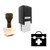 "First Aid Kit" rubber stamp with 3 sample imprints of the image
