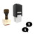 "Interaction" rubber stamp with 3 sample imprints of the image "Interaction" rubber stamp with 3 sample imprints of the image