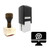 "Feedback" rubber stamp with 3 sample imprints of the image