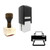 "Printer" rubber stamp with 3 sample imprints of the image "Printer" rubber stamp with 3 sample imprints of the image