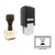 "Lag" rubber stamp with 3 sample imprints of the image