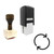 "Synchronize" rubber stamp with 3 sample imprints of the image "Synchronize" rubber stamp with 3 sample imprints of the image