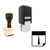 "Fathers Day" rubber stamp with 3 sample imprints of the image