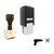 "Flare Gun" rubber stamp with 3 sample imprints of the image