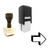 "Arrow" rubber stamp with 3 sample imprints of the image