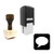 "Text Messages" rubber stamp with 3 sample imprints of the image
