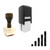 "Wifi" rubber stamp with 3 sample imprints of the image