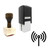 "Signal" rubber stamp with 3 sample imprints of the image