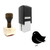 "Bird" rubber stamp with 3 sample imprints of the image