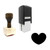 "Affection" rubber stamp with 3 sample imprints of the image "Affection" rubber stamp with 3 sample imprints of the image