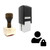 "User Lock" rubber stamp with 3 sample imprints of the image