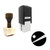 "Flag" rubber stamp with 3 sample imprints of the image "Flag" rubber stamp with 3 sample imprints of the image