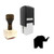 "Elephant" rubber stamp with 3 sample imprints of the image