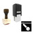 "Keywords" rubber stamp with 3 sample imprints of the image