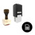 "SIM Card" rubber stamp with 3 sample imprints of the image