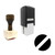 "Shape" rubber stamp with 3 sample imprints of the image "Shape" rubber stamp with 3 sample imprints of the image