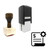 "Financial Management" rubber stamp with 3 sample imprints of the image