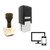"Devices" rubber stamp with 3 sample imprints of the image