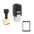"Tablet" rubber stamp with 3 sample imprints of the image