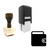 "Travel" rubber stamp with 3 sample imprints of the image