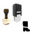 "Boots" rubber stamp with 3 sample imprints of the image