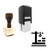 "Lifting Hook" rubber stamp with 3 sample imprints of the image "Lifting Hook" rubber stamp with 3 sample imprints of the image