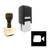 "Videocall" rubber stamp with 3 sample imprints of the image