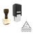 "Great Pyramid Of Giza" rubber stamp with 3 sample imprints of the image