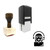 "Customer" rubber stamp with 3 sample imprints of the image