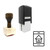 "Property App" rubber stamp with 3 sample imprints of the image