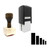 "Size" rubber stamp with 3 sample imprints of the image