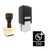 "ISO File" rubber stamp with 3 sample imprints of the image
