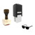 "Sunglasses" rubber stamp with 3 sample imprints of the image